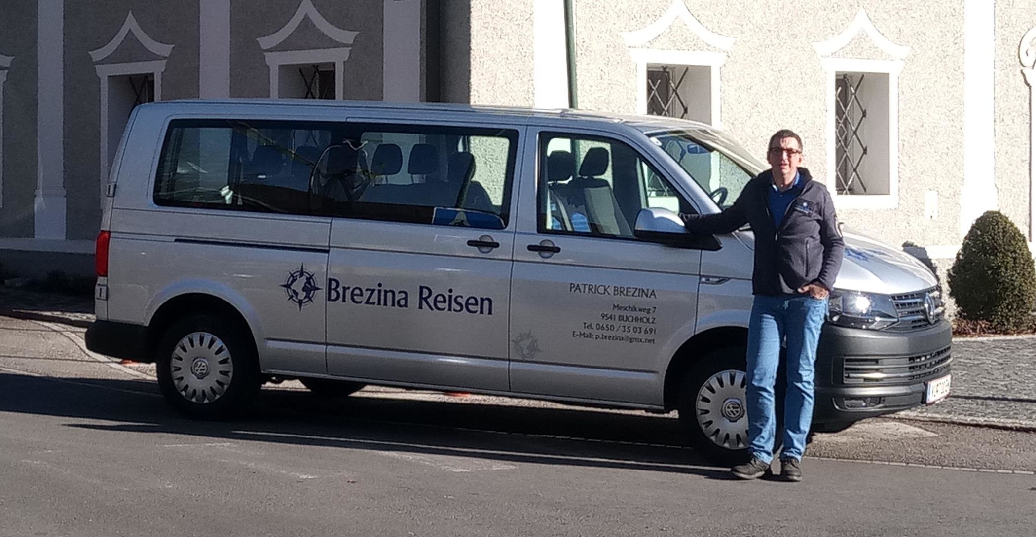Kleinbus von Brezina Reisen – Taxi und Transporte in Kärnten